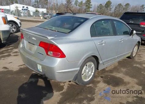 2006 Honda Civic Hybrid from USA, damaged, VIN JHMFA36296S003654